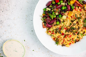 Beans and Cous Cous Salad