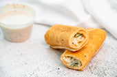 Keto Cheese Fatayer with Feta dip