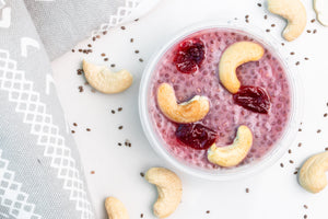 Keto Raspberry Cashew Chia Cup