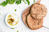 Labneh with Keto Arabic Bread