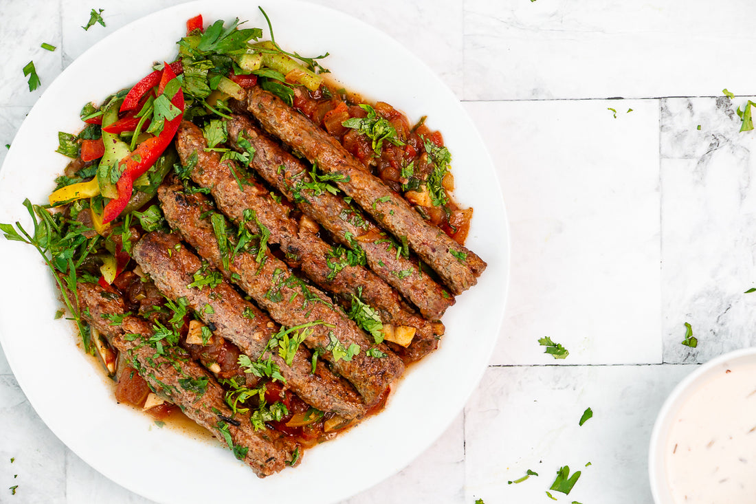 Spicy KhashKhash Lamb Kebab